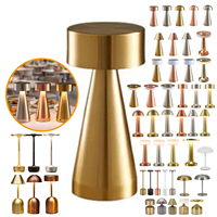 Lampe de table à LED tactile rechargeable sans fil, plusieurs styles, vente en gros, lampe de table décorative pour hôtel, bar, lampe de bureau à intensité variable