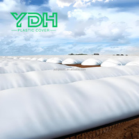 Sacs d'ensilage LDPE noir et blanc pour foin et maïs, avec protection UV, moulage par soufflage, super résistants, largeur max. 24 m, sacs de stockage d'ensilage
