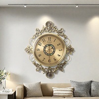 Kreative Nordische Stil Geräuschlose Quarz-Wanduhr Luxuriöses Modernes Kunstdesign Heimdekoration für Schreibtisch Designer-Wanduhr