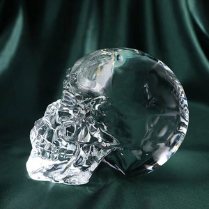 Hộp Sọ Pha Lê Trong Suốt Tùy Chỉnh Lớn Bán Chạy Thiết Kế Nổi Tiếng Độc Đáo OEM Cho Tất Cả Các Hoạt Động Ngày Lễ Và Lễ Hội Của Thánh - Product Image 2