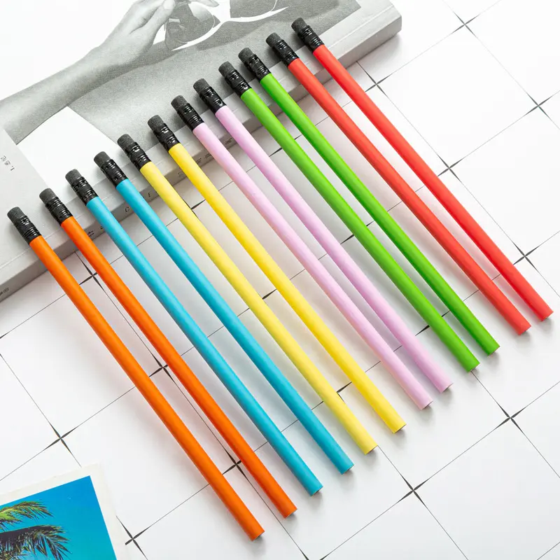 Private Label Drawing Bulk Led Color Standard Leads Sketch Wood Pencil Kit