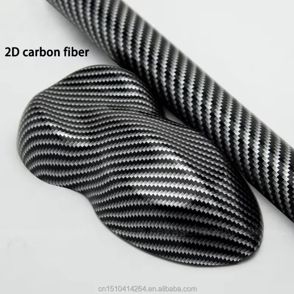 High Glossy Carbon Fiber Car Wrap Vinyl Auto Decoration Sticker Roll ...