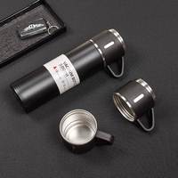 Coffret Cadeau d'Anniversaire d'Entreprise Personnalisé, Coffret Cadeau de Bureau d'Entreprise, Coffret Cadeau Promotionnel de Luxe avec Logo, Tasse Thermos en Acier Inoxydable Personnalisée