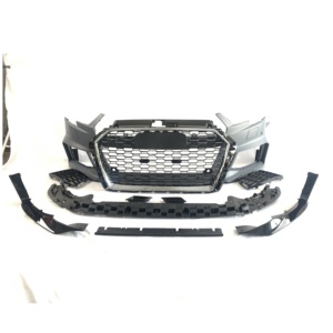 Nuovo Kit Carrozzeria Paraurti Anteriore Stile RS3 per <span class=keywords><strong>Audi</strong></span> <span class=keywords><strong>A3</strong></span> S3 2017-<span class=keywords><strong>2020</strong></span> con Griglia a Nido d'Ape, Montaggio a Bullone - Product Image 2