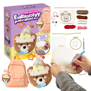2026 Embroidery <b>Kit</b> for Beginners Punch Needle <b>Kits</b> Adults Beginner Including Printed Patterns Needles Easy to Follow Videos - Product Image 1