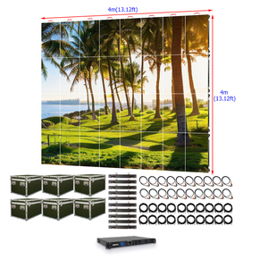 Écran LED extérieur 4x4 P3.91, panneau LED pour événements, haute luminosité, panneau LED de location 3.9mm, mur - Product Image 6