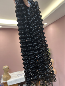 Lots de <span class=keywords><strong>Cheveux</strong></span> Naturels Bouclés Profonds en Gros, Extensions Vietnamiennes, Perruques en <span class=keywords><strong>Cheveux</strong></span> Humains, <span class=keywords><strong>Cheveux</strong></span> Vierges à Cuticules Alignées - Product Image 1