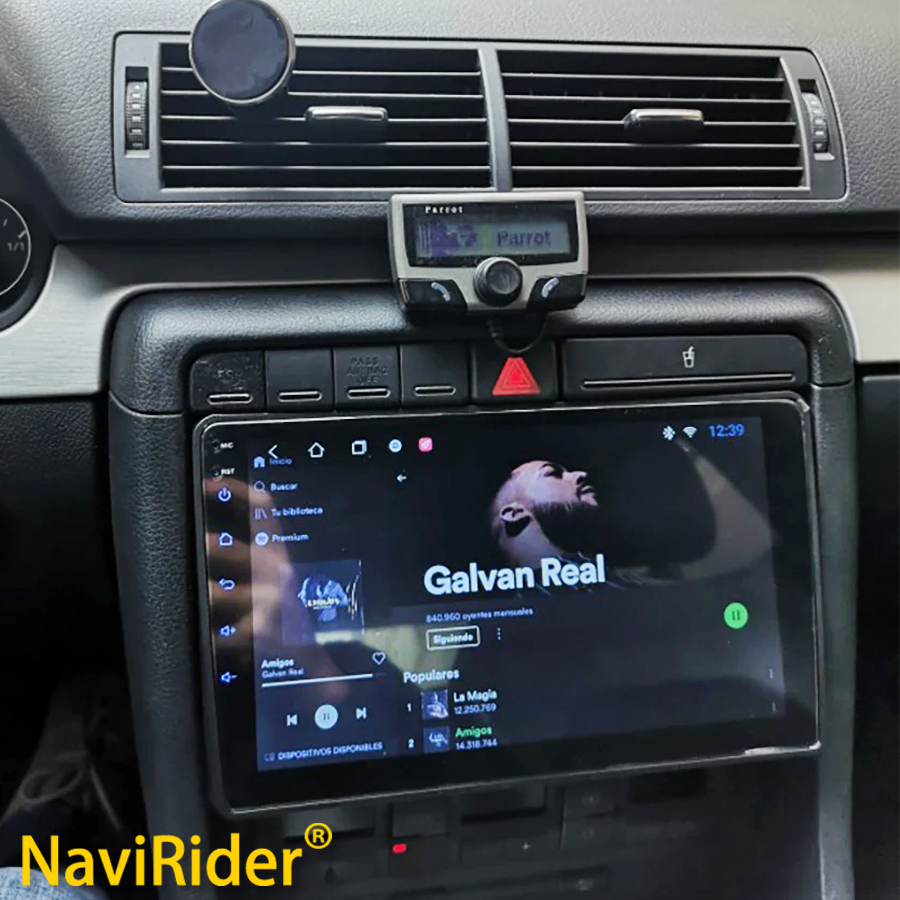 Cadre Tableau De Bord 9 Pouces Pour Audi A4 B7/B6 (2002-2008) – Montage Radio Android, Plastique ABS, Design Élégant