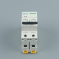 Disjoncteur miniature pour boîtier de distribution industriel domestique 1P 2P 3P 4P, protection contre les surcharges et les courts-circuits