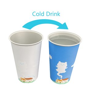 Custom Metal Aluminum Disposable Cups Tumbler 480ml Reusable Beer Mug Color Changing Aluminum Cup for Festival Event