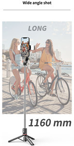 TOKQI-L13 Palo Selfie Multifunción Extensible de Acero Inoxidable con Control Remoto Inalámbrico 6 en 1 - Product Image 2