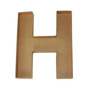 21cm Durable Dark Kraft Sweet Candy Jelly Food Rigid Fillable Alphabet Cardboard Letter Shaped <b>Box</b> - Product Image 3