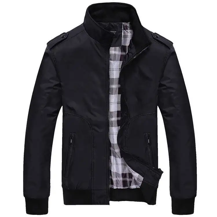 JYHS-4 Men clothes middle-aged and elderly leisure large size tooling spring and Men's coat spring new pilot jacket