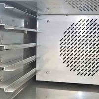 Congelador de Impacto Rápido Pequeño de 5 Bandejas con Enfriamiento por Aire y Ventilador para Masa, Carne, Helado y Mariscos