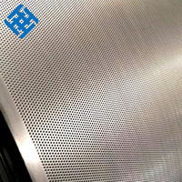 Tôle perforée micron Plaques perforées en acier inoxydable Grille de haut-parleur en maille métallique perforée