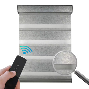 Tenda <span class=keywords><strong>a</strong></span> Rullo Zebra Intelligente Elettrica con Telecomando per <span class=keywords><strong>Soggiorno</strong></span>, <span class=keywords><strong>Tende</strong></span> e Veneziane per Finestre - Product Image 2