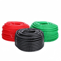 Protector en Espiral para Mangueras Hidráulicas de PVC/Polipropileno, 20 mm, Resistente a Ácidos/Aceites/Solventes