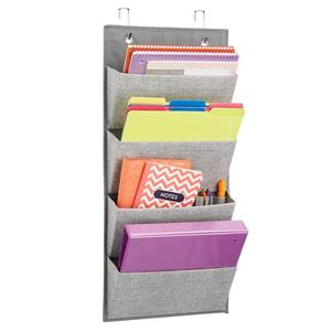 <strong>Over</strong> <strong>Door</strong> <strong>Hanging</strong> <strong>Storage</strong> Organizer with 4 Large Cascading Pockets <strong>Over</strong> <strong>Door</strong> File Holder <strong>Hanging</strong> Wall Pocket <strong>Storage</strong> Organizer - Product Image 3