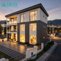 Nuevo Modelo Akay, Edificio Prefabricado, Casas Contenedor Ecológicas Modulares Portátiles, Casa Prefabricada de Lujo Plegable Tipo Villa para Apartamento