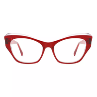 Nouvelle Arrivée Monture Optique Femme Tendance Vintage Œil de Chat Designer Colorée Anti-Lumière Bleue Personnalisée pour Ordinateur