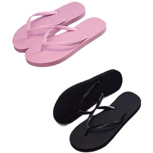 Tongs et sandales de plage pour femmes, antidérapantes, couleur unie, massage, anti-odeur, nouveau style 2026 - Product Image 5
