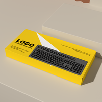 Boîte d'emballage en papier de marque pour souris et clavier d'ordinateur, boîte d'expédition personnalisée pour clavier