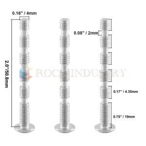 #8- 32x2 ב truss ראש לשבור משם ברגים