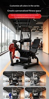 Machine de musculation commerciale double fonction pour extensions et curls des jambes, en acier, réglable, robuste, pour entraînement assis des parties inférieures du corps, 1.6T