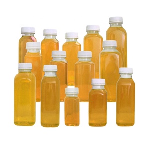 Botella de jugo cuadrada, 16oz, <span class=keywords><strong>500</strong></span> <span class=keywords><strong>ml</strong></span>, <span class=keywords><strong>PET</strong></span>, transparente, vacía, <span class=keywords><strong>500</strong></span> <span class=keywords><strong>ml</strong></span>, de plástico, venta al por mayor - Product Image 1