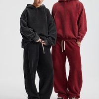 Sweat-shirts à capuche unisexes de haute qualité, épais (370 GSM), sans cordon, personnalisables avec logo, grandes tailles pour hommes