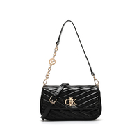 Sac à bandoulière matelassé pour femme RTS, sac à main de luxe de créateur, bandoulière chaîne, usage quotidien décontracté, sac à main en similicuir blanc, fermeture à glissière