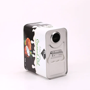 Cá Nhân In Ấn 1.5 Lít 1500Ml Nấu Ăn Dầu Trong <span class=keywords><strong>Jerry</strong></span> Có Thể Bao Bì Kim Loại Dầu Có Thể Với Xử Lý - Product Image 4