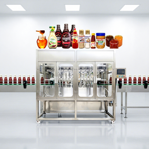 Fully Automated PLC Servo Motor High Precision Honey <strong>Ketchup</strong> Meat Sauce Hoisin Sauce Fish Sauce Filling Machine Production Line - Product Image 1