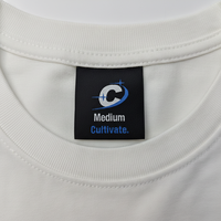 Accessoires de confection de vêtements : Étiquettes tissées en polyester écologiques, logo de marque personnalisé, étiquette de taille, couleur personnalisée pour vêtements et chaussures