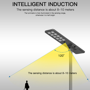 IP65 Outdoor All-in-One <span class=keywords><strong>Solar</strong></span>-Straßenlampe 60W/80W/100W/120W Integrierte LED für Autobahn & Garten mit Akku-Solarleuchte - Product Image 4