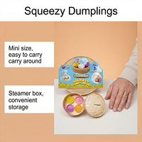 Nouvelles Boîtes Mystères de Jouets Sensoriels Squishy en Forme de Dumpling – Jouets Souples à Presser, Rares Bobun Dorés Arc-en-ciel pour Soulager le Stress