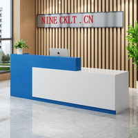 Comptoir de réception de bureau, comptoir de consultation, comptoir de caisse pour magasin de vêtements, comptoir de bar, petit comptoir, simple et moderne