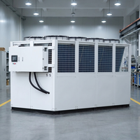 Refroidisseur à vis refroidi par air 120 CV, haute efficacité, économie d'énergie, équipement de réfrigération, unité de refroidissement pour usine de fabrication, 380 V