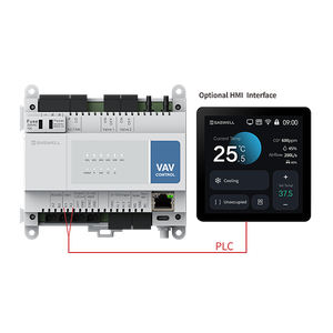 Pannello HMI <span class=keywords><strong>VAV</strong></span> Industriale con Schermo a Colori da 4 Pollici, Display Touch per Calibrazione del Flusso d'Aria, Compatibile con BACnet e Modbus - Product Image 1