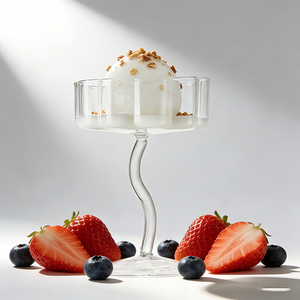 <span class=keywords><strong>Copa</strong></span> <span class=keywords><strong>de</strong></span> Vidrio Vertical Personalizada <span class=keywords><strong>de</strong></span> Alta Calidad para Helado, Vino, Martini, Sangría, para Bar, Restaurante, Fiesta - Product Image 1