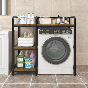 <span class=keywords><strong>Scaffale</strong></span> a 4 livelli per bagno, mobiletto salvaspazio per lavatrice, scaffalatura multiuso per asciugabiancheria - Product Image 4