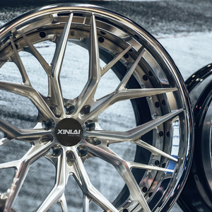 XINLAI 2 pièces roues forgées personnalisées 5x120 5x112 5x114.3 jante en alliage de voiture pour bmw <span class=keywords><strong>audi</strong></span> Mercedes benz <span class=keywords><strong>jeep</strong></span> roues de voiture de tourisme - Product Image 2