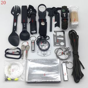 Multi Functional Outdoor Survival Kit With Tools For Hiking Camping Compact Portable Emergency Gear One Size Aluminum Alloy - Product Image 5