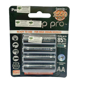 <span class=keywords><strong>Batterie</strong></span> rechargeable NI-MH AA 2550mAh 1.2V Lampe de poche pour appareil photo Jouet <span class=keywords><strong>Batterie</strong></span> rechargeable préchargée - Product Image 1