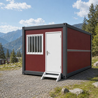 Maison conteneur modulaire de 40 pieds en kit, solution de campement temporaire pour travailleurs