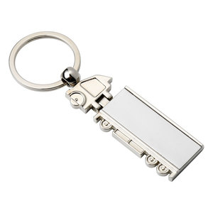Llavero metálico para camión con superficie de espejo para llaves de coche y accesorios de bolso - Product Image 1