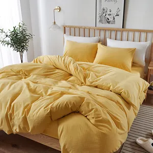 Maison utilisé luxe beauté lit couvre king size turquie 100% coton ensembles de literie 7 pièces