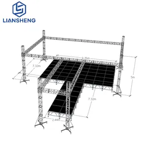 Aluminum Material High Quality Cheap Price Outdoor Concert Event Aluminum Stage Platform Stage Truss System