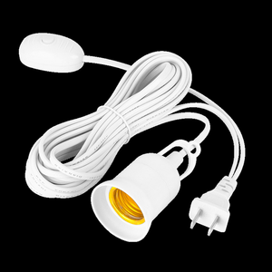 Extension <span class=keywords><strong>de</strong></span> cordon <span class=keywords><strong>de</strong></span> lanterne <span class=keywords><strong>suspendue</strong></span> câble E26 E27 prise <span class=keywords><strong>de</strong></span> courant crochets <span class=keywords><strong>de</strong></span> commutateur <span class=keywords><strong>de</strong></span> vitesse prises <span class=keywords><strong>de</strong></span> courant pendentif éclairage ampoule support <span class=keywords><strong>de</strong></span> <span class=keywords><strong>lampe</strong></span> - Product Image 1