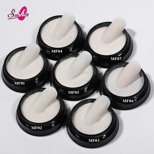 Poudre à ongles noire et blanche 2026NEW, poudre de <span class=keywords><strong>sucre</strong></span> pour nail art, poudre brillante pour trempage, pigment en poudre, <span class=keywords><strong>effet</strong></span> bonbon en laine, art des ongles, pigment chromé, paillettes - Product Image 1